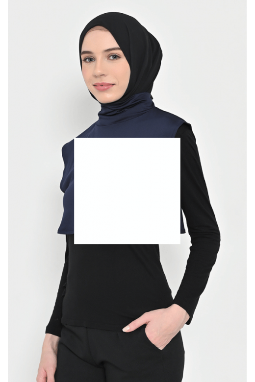 Naura Inner Neck Hijab Navy